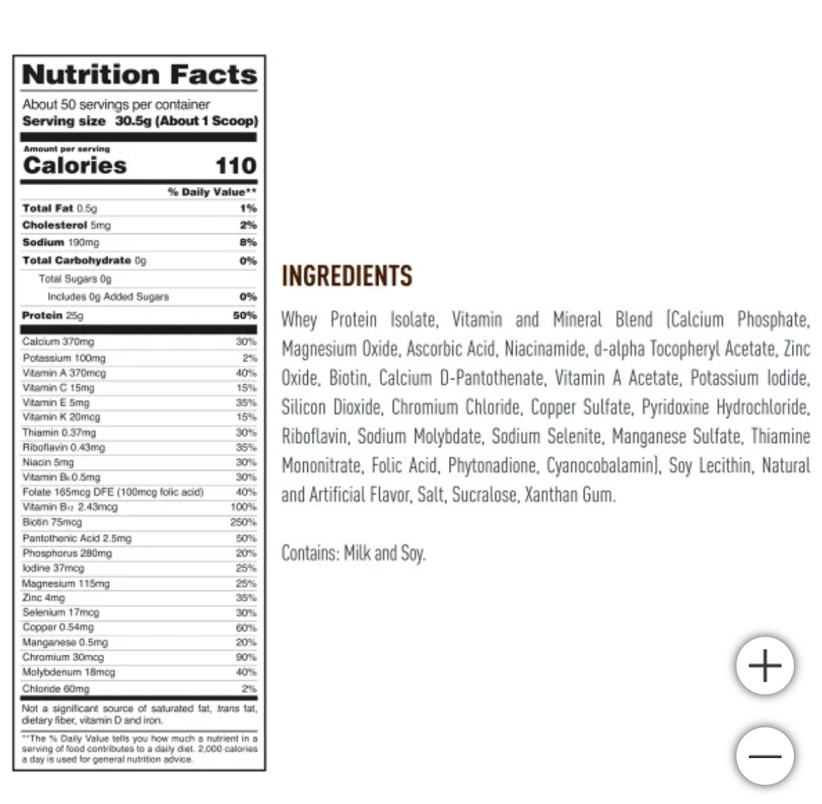 Isopure Zero Carb Whey Protein Powder, Simply Vanilla, 3.4 lbs